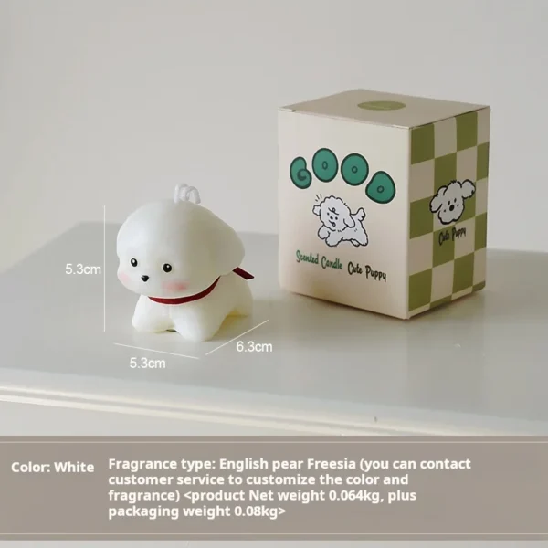 Birthday Gift Advanced Simulation Dog Modeling Aroma Candle Holiday Gift Home Decoration Suitable For Family Bar Restaurant - Image 5