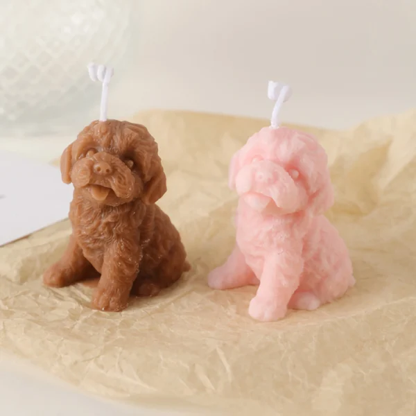 Cute Candles Animals Teddy Puppy Scented Candles New Year Home Decor Small Dogs Aroma Candles Birthday Gifts House Souvenirs - Image 5