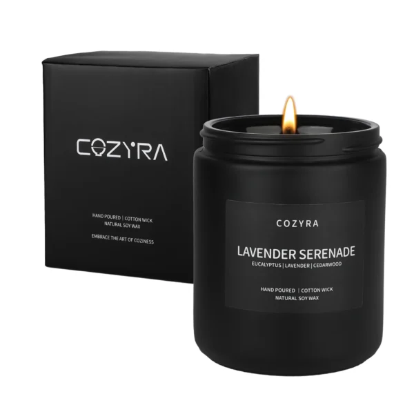 COZYRA Scented Candle,Candle for Men,Natural Soy Wax,Clean Burning,Long Lasting Candles,Perfect Gift,Help Sleep - Image 2